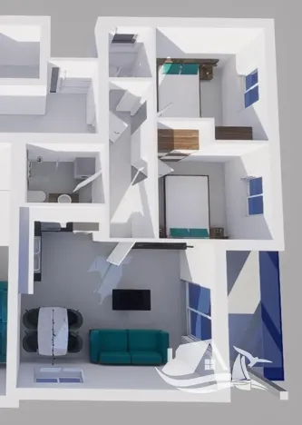 Prodej bytu 3+kk, Ražanac, Chorvatsko, 69 m2