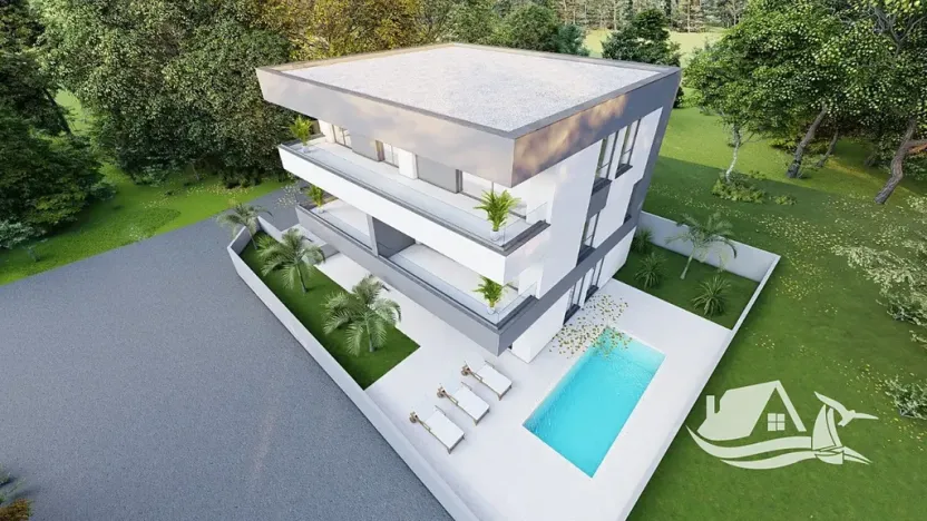Prodej bytu 2+kk, Jasenice, Chorvatsko, 45 m2
