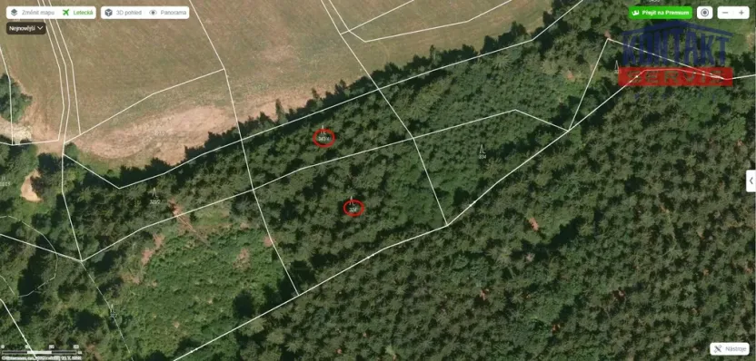 Prodej lesa, Mnichov - Vranov, 6298 m2