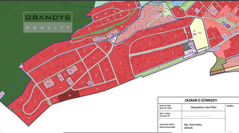Prodej pozemku pro bydlení, Řitka, 1252 m2