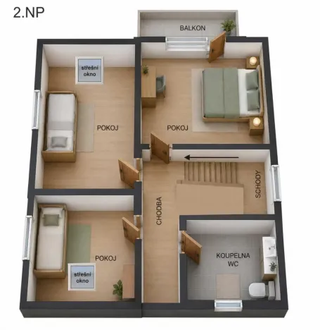 Prodej rodinného domu, Trutnov - Kryblice, Mánesova, 204 m2