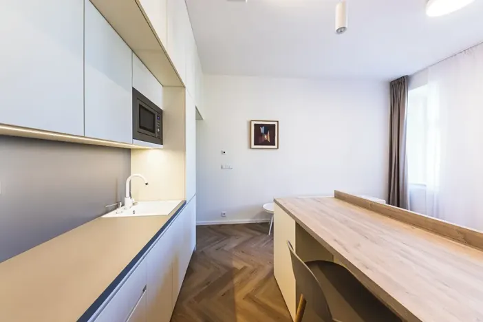 Pronájem bytu 1+kk, Praha - Vinohrady, Sázavská, 29 m2