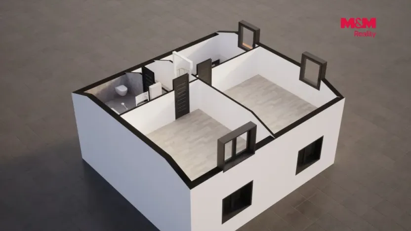 Prodej rodinného domu, Kostelec nad Labem - Jiřice, Kostelecká, 110 m2