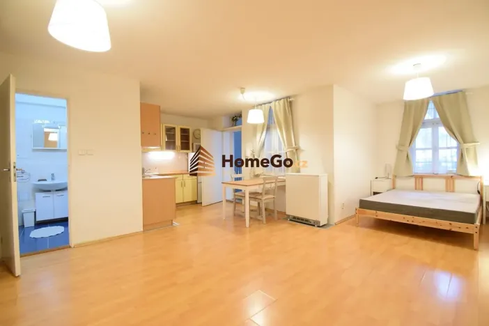 Pronájem bytu 1+kk, Praha - Žižkov, Štítného, 40 m2