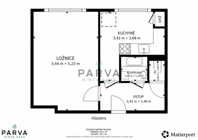 Prodej bytu 1+1, Kladno - Kročehlavy, Dánská, 35 m2