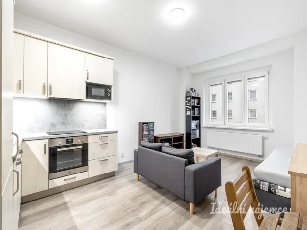 Pronájem bytu 1+kk, Praha - Braník, Nad přívozem, 29 m2