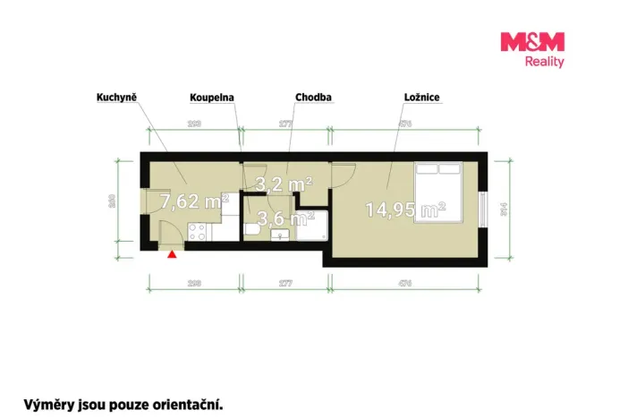 Prodej bytu 2+1, Praha - Košíře, Plzeňská, 63 m2