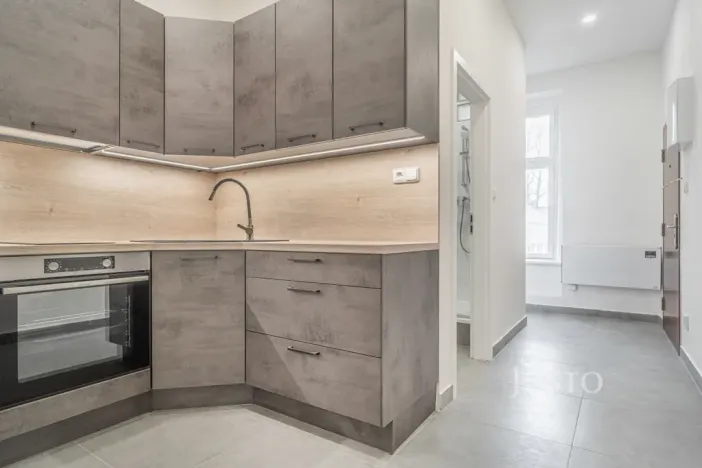 Pronájem bytu 1+1, Praha - Žižkov, Krásova, 32 m2