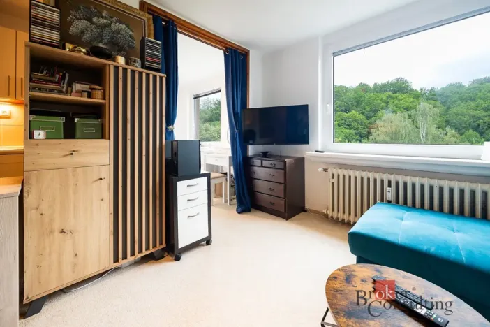 Pronájem bytu 1+kk, Praha - Střešovice, Na Petynce, 38 m2