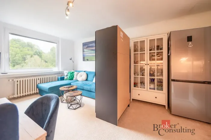 Pronájem bytu 1+kk, Praha - Střešovice, Na Petynce, 38 m2