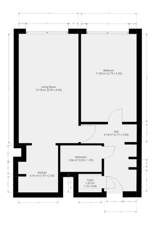 Pronájem bytu 2+kk, Praha - Chodov, V jezírkách, 42 m2