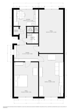 Pronájem bytu 3+1, Kuřim, Školní, 102 m2