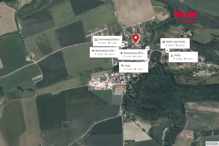 Prodej bytu 3+1, Suchomasty, 74 m2