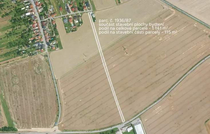 Prodej podílu pozemku pro bydlení, Kněžpole, 1916 m2
