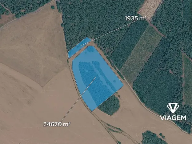 Prodej podílu pole, Liběchov, 6651 m2