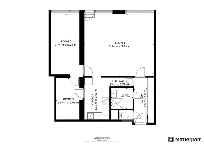 Pronájem bytu 2+1, Praha - Troja, Trojská, 74 m2