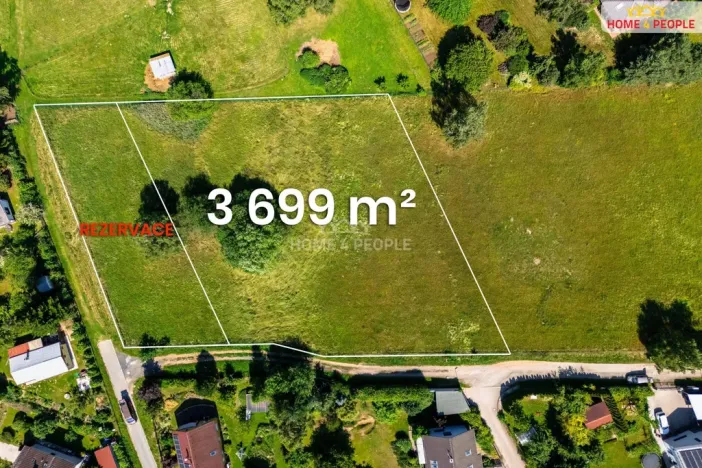 Prodej pozemku pro bydlení, Kamenice - Nová Hospoda, Na Vyhlídce, 1233 m2