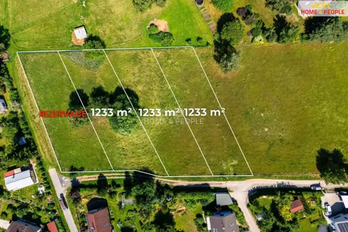 Prodej pozemku pro bydlení, Kamenice - Nová Hospoda, Na Vyhlídce, 1233 m2