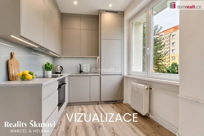 Prodej bytu 2+1, Ústí nad Labem - Ústí nad Labem-centrum, Velká Hradební, 45 m2