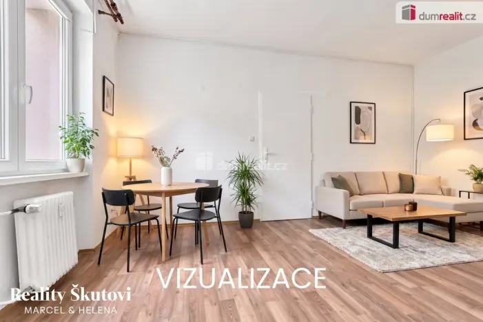 Prodej bytu 2+1, Ústí nad Labem - Ústí nad Labem-centrum, Velká Hradební, 45 m2