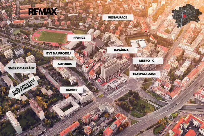Prodej bytu 2+1, Praha - Nusle, Dačického, 43 m2