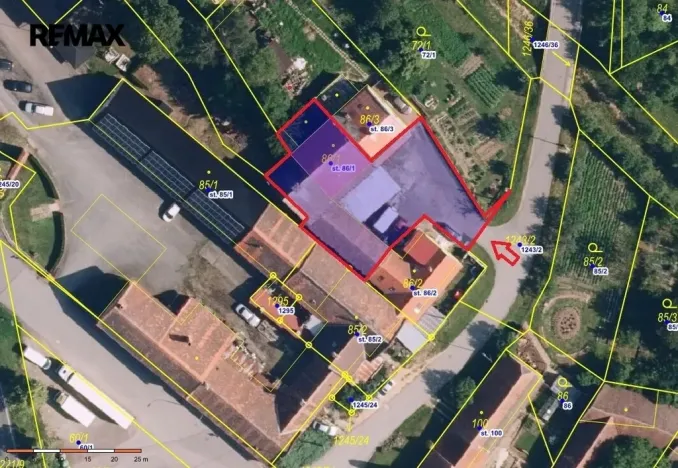 Prodej výrobních prostor, Jakubov u Moravských Budějovic, 830 m2