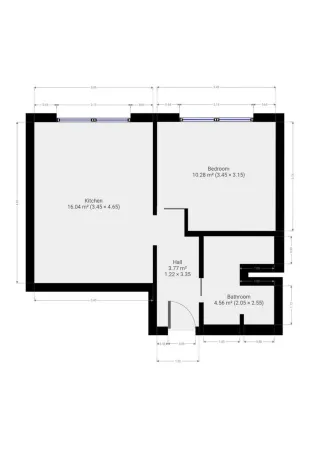 Pronájem bytu 2+kk, Praha - Zličín, Nedašovská, 36 m2