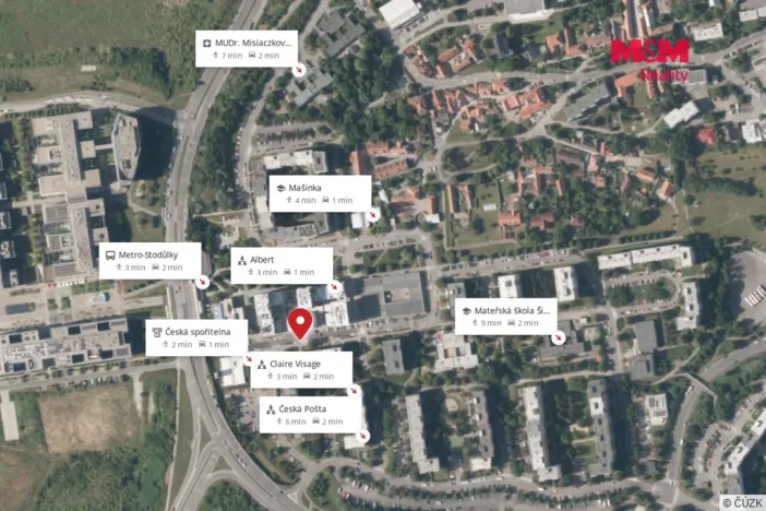 Pronájem bytu 2+kk, Praha, Hábova, 56 m2