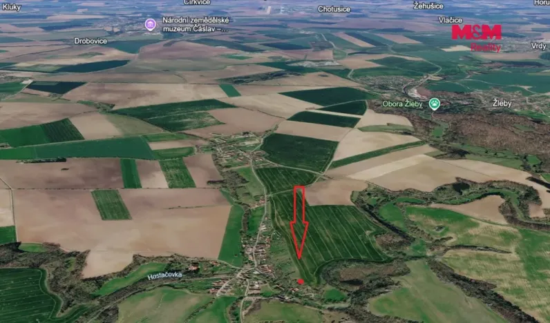 Prodej pole, Žleby - Zehuby, 1040 m2