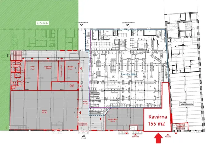 Pronájem obchodního prostoru, Šumperk, 155 m2