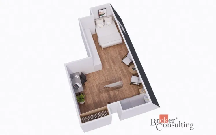 Prodej bytu 2+kk, Neslovice, Lesní, 72 m2