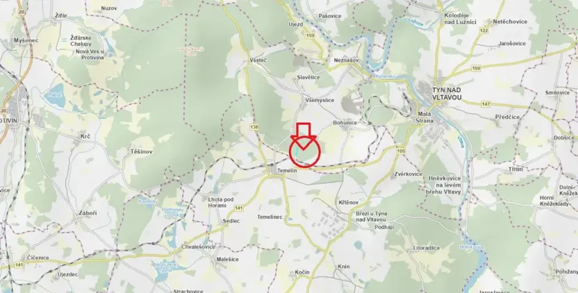 Prodej lesa, Všemyslice, 12022 m2