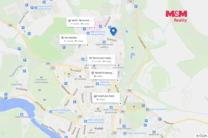 Prodej bytu 4+1, Kadaň, Bystřická, 81 m2
