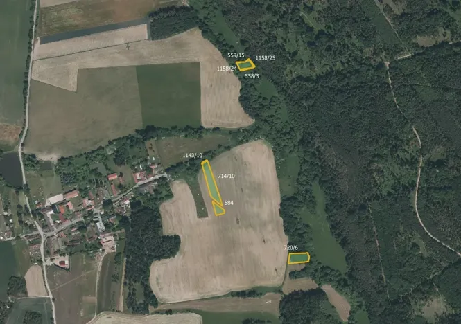 Prodej pole, Přešťovice, 15515 m2