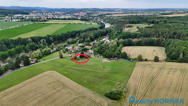 Prodej pozemku pro bydlení, Týn nad Vltavou, Břehy, 500 m2