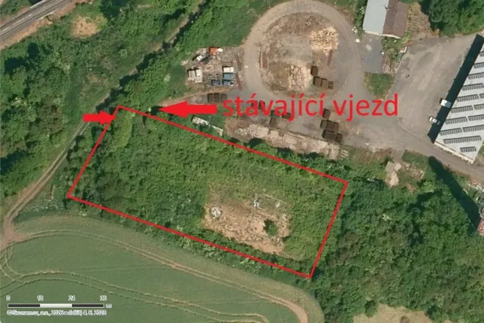 Pronájem komerčního pozemku, Zákolany, 2130 m2