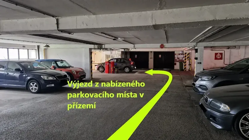Prodej garážového stání, Brno, Voroněžská, 14 m2