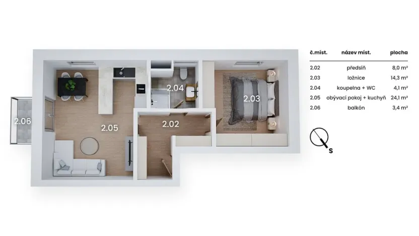 Prodej bytu 2+kk, Lázně Bohdaneč, Šípkova, 89 m2