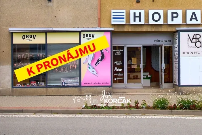 Pronájem obchodního prostoru, Blansko, Rožmitálova, 72 m2