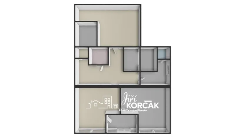 Pronájem obchodního prostoru, Blansko, Rožmitálova, 72 m2