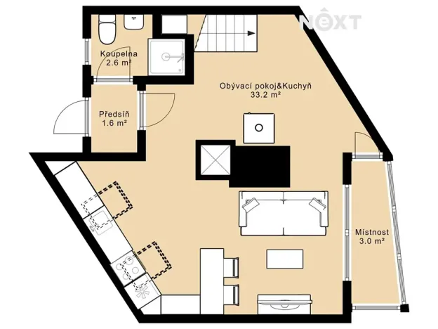 Prodej rodinného domu, Kamenný Újezd, 56 m2