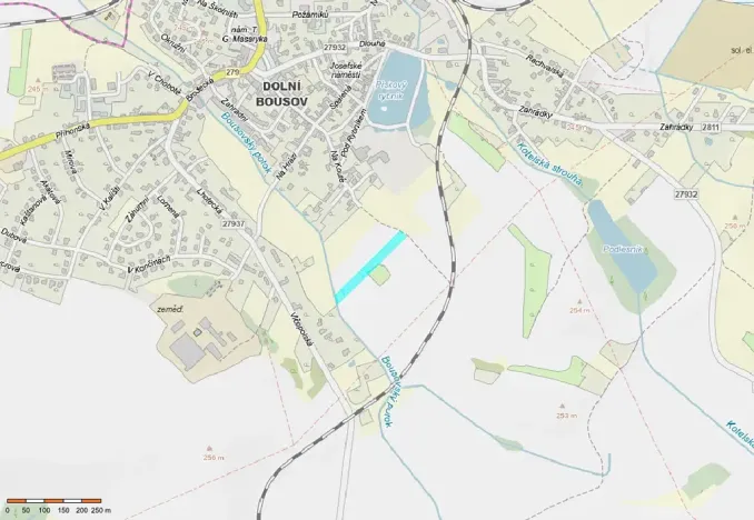 Prodej pole, Dolní Bousov, Vlčopolská, 5745 m2