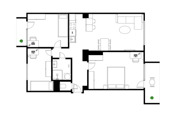 Prodej bytu 4+kk, Praha - Vršovice, U Slavie, 80 m2