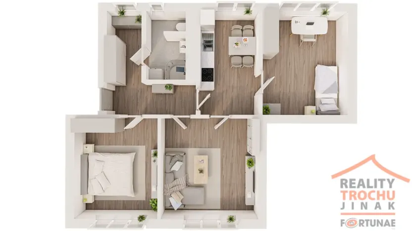 Prodej bytu 3+1, Opatovice nad Labem, Dvořákova, 71 m2