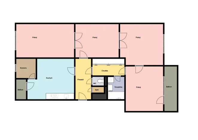Pronájem bytu 4+1, Praha - Střešovice, Patočkova, 112 m2