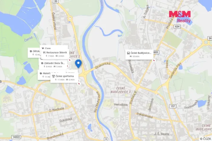 Prodej bytu 2+1, České Budějovice - České Budějovice 2, Krčínova, 72 m2
