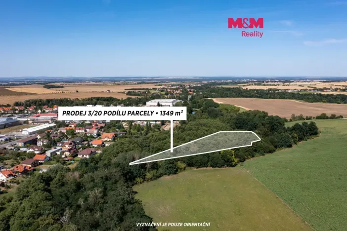 Prodej komerčního pozemku, Praha - Vinoř, 1349 m2