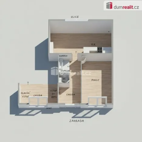Prodej bytu 2+kk, Praha - Krč, Za Zelenou liškou, 48 m2