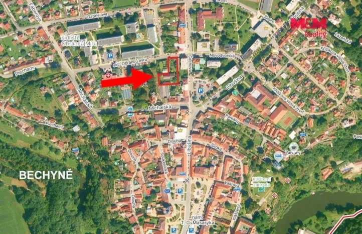 Prodej obchodního prostoru, Bechyně, 340 m2