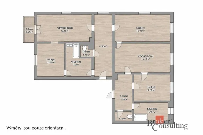 Prodej atypického bytu, Mariánské Lázně, Lidická, 102 m2
